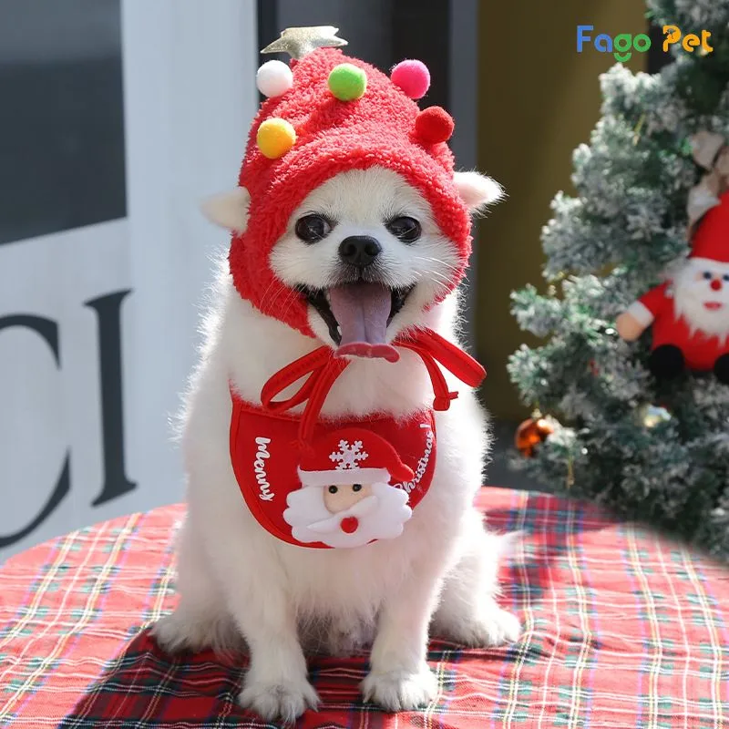 Áo Yếm Cho Chó-Ông Già Noel