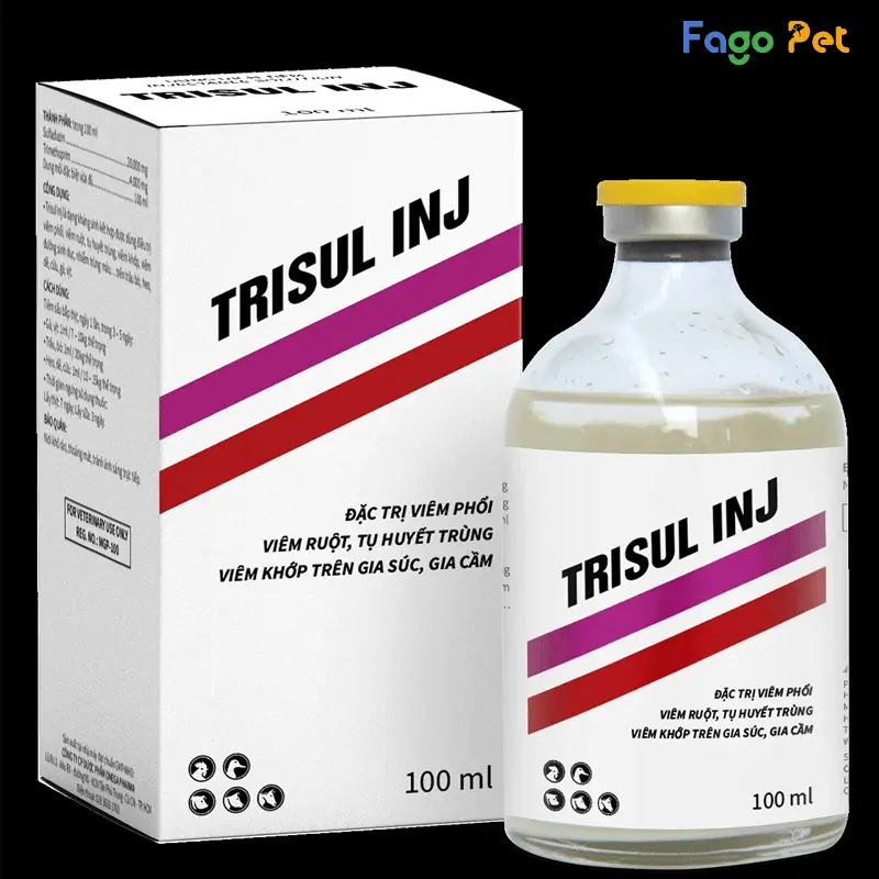 Thuốc hô hấp cho mèo Trisolizin Injection