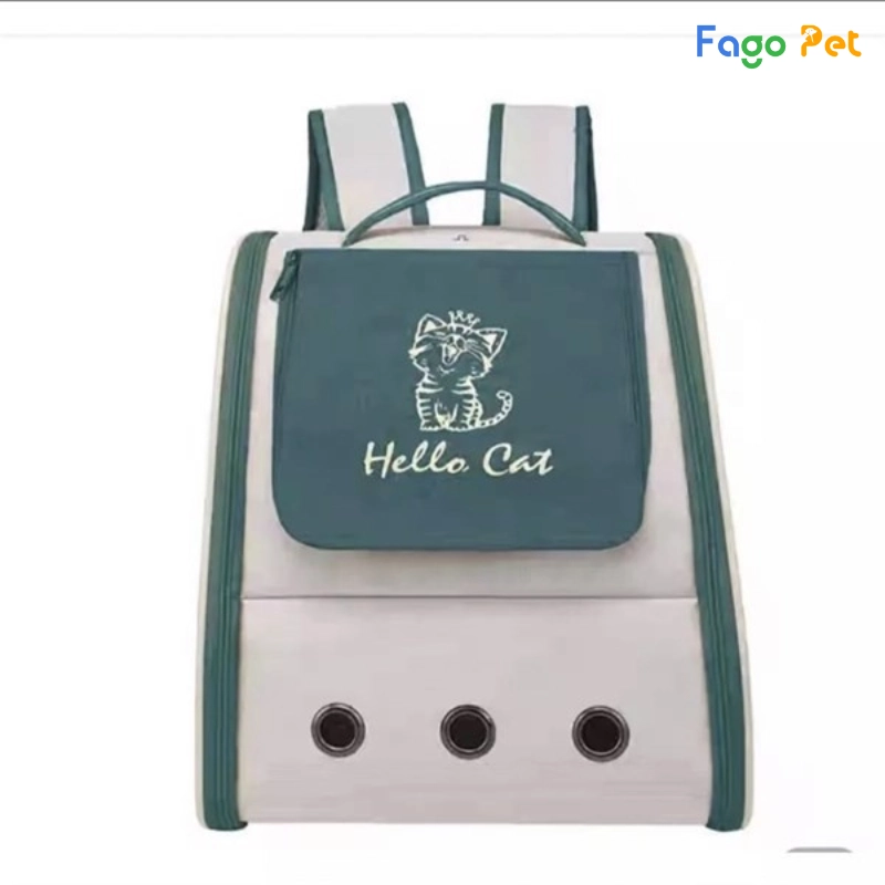 Balo Vận Chuyển Mèo Hello Cat-Màu Xanh Lam