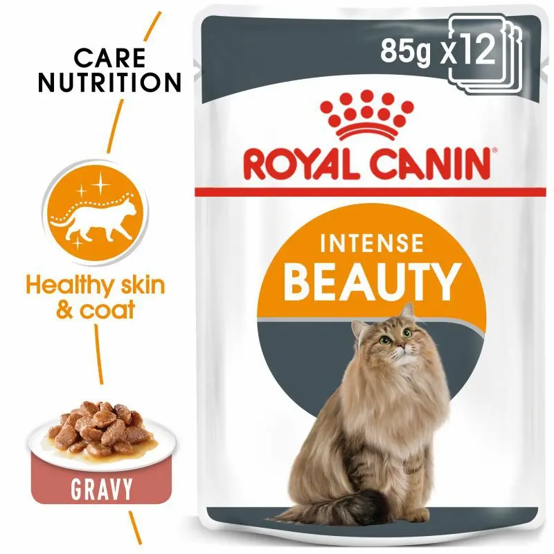 Pate mèo instense beauty gravy Royal Canin