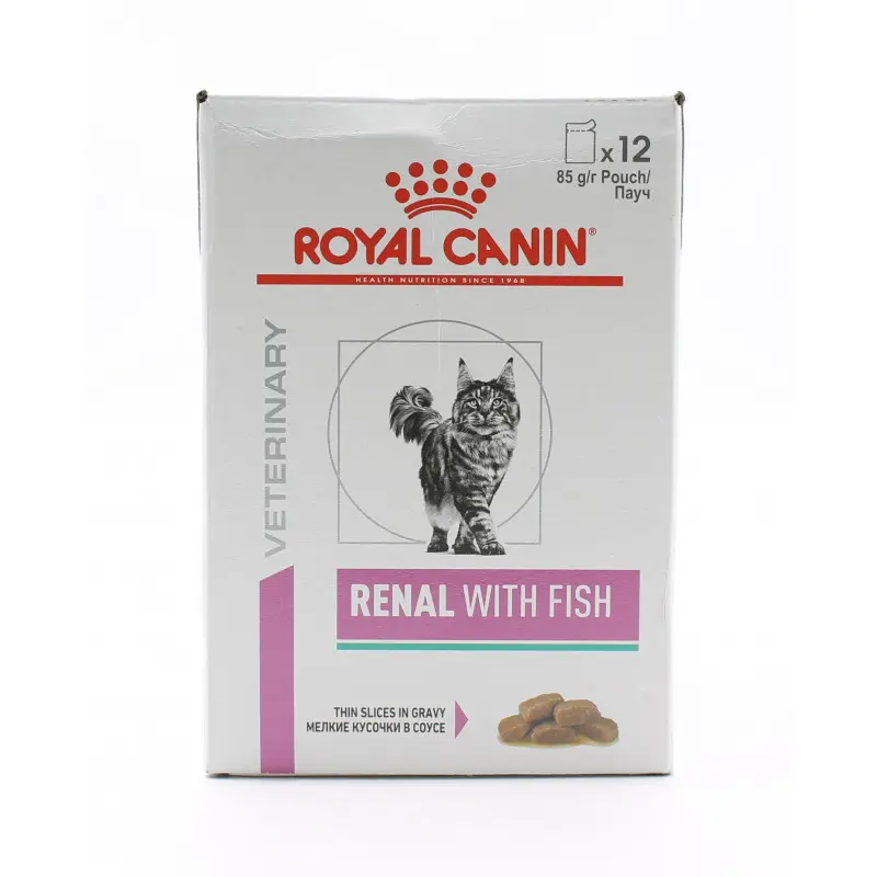 Thức ăn cho mèo Royal Canin Renal with fish 12x85g