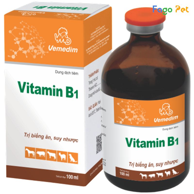 Vitamin b1 cho chó