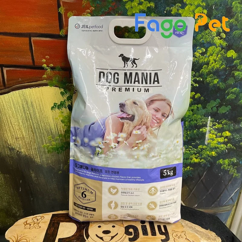 Thức ăn cho chó Dog Mania 5kg chính hãng chất lượng cao giá rẻ