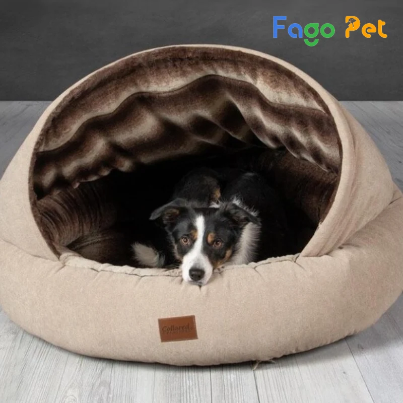 Nhà cho chó bằng vải hình mái vòm