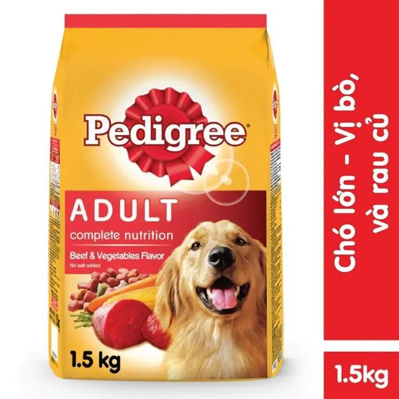 Thức ăn hạt cho chó Becgie Pedigree