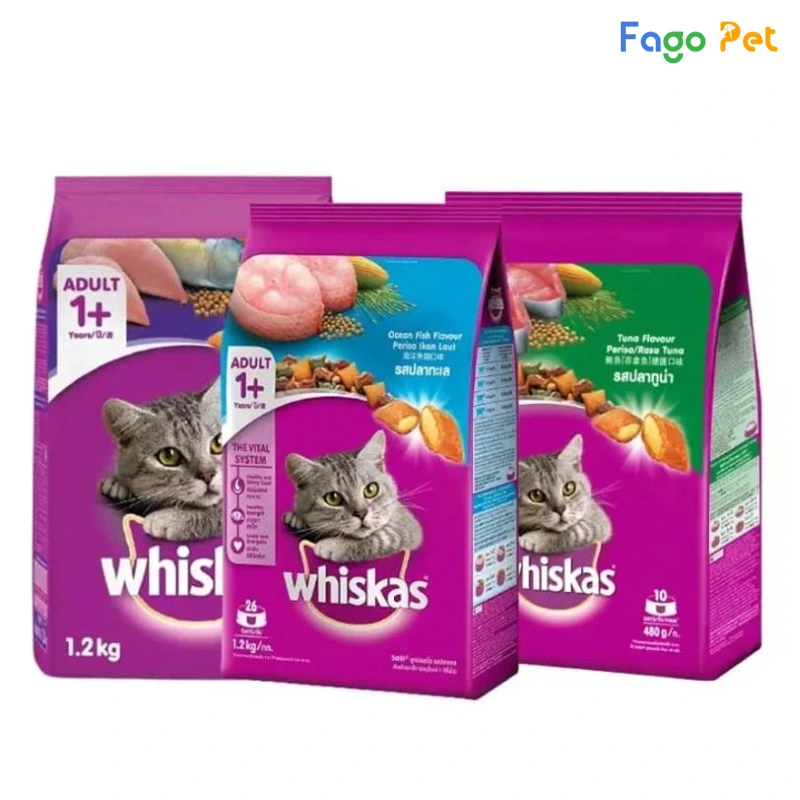 hạt cho mèo whiskas