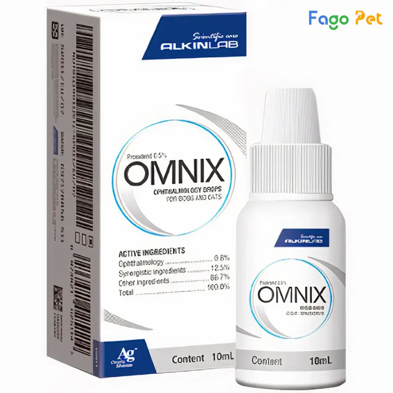 Thuốc Nhỏ Mắt Omnix Chống Viêm Làm Sạch Mắt Cho Mèo