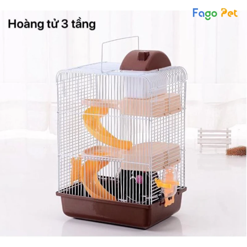 Lồng hamster 3 tầng