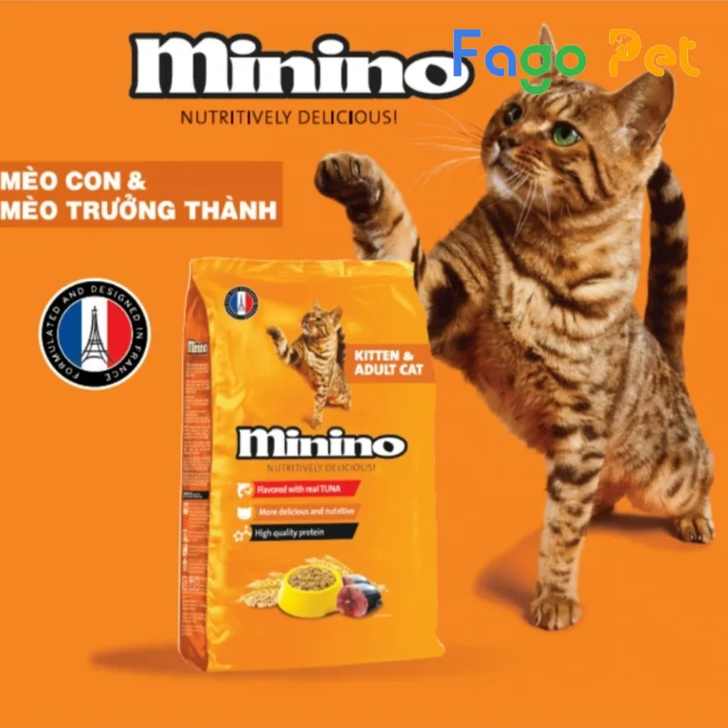 Hạt Minino Tuna cho mèo vị cá ngừ