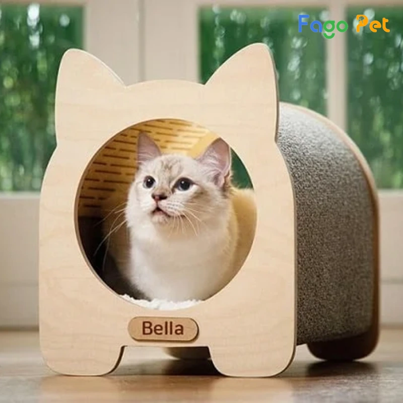 thiết kế nhà cho mèo hình thú