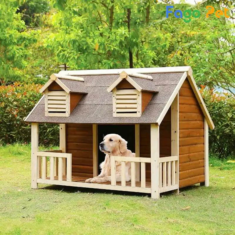 Nhà cho chó bằng gỗ sang chảnh