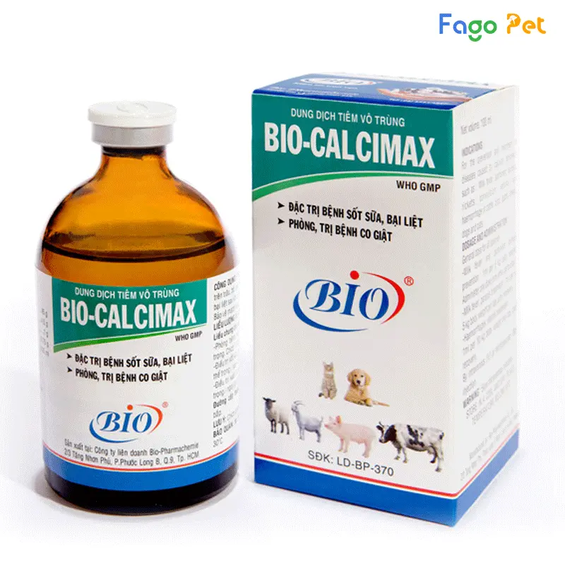 Thuốc chữa bại liệt cho chó Bio Calcimax