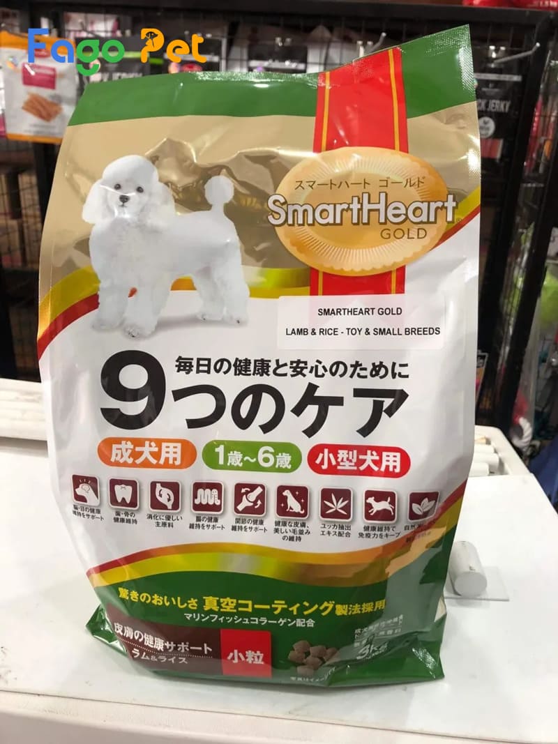 Hạt Smartheart Gold Lamb & Rice 3kg