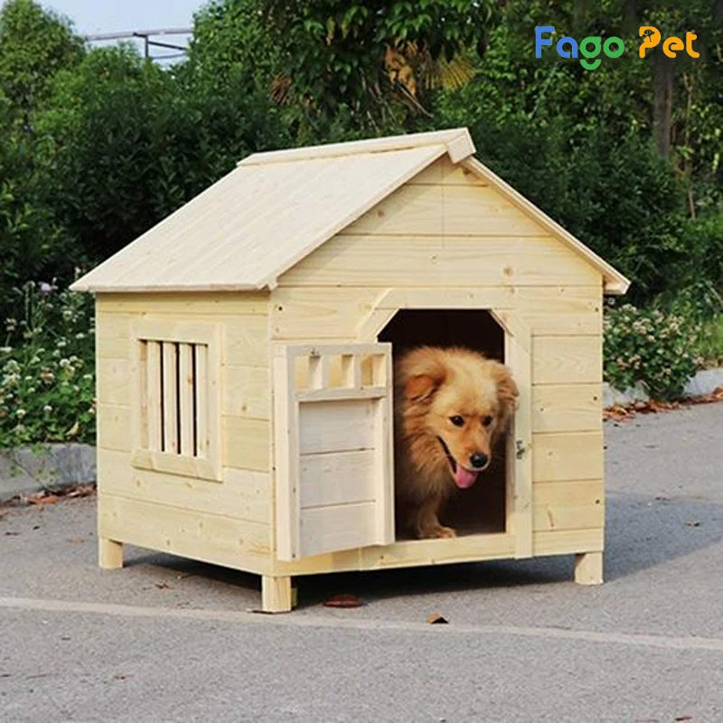  Nhà cho chó ngoài trời bằng gỗ công nghiệp