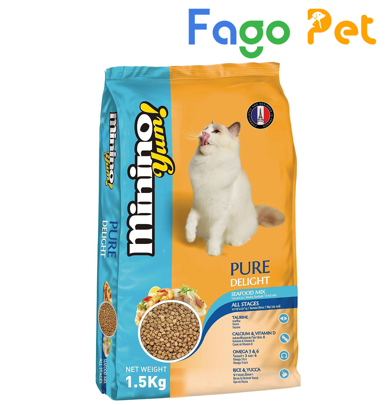 Hạt Minino yum - Thức Ăn Được Nhiều Bé Mèo Yêu Thích
