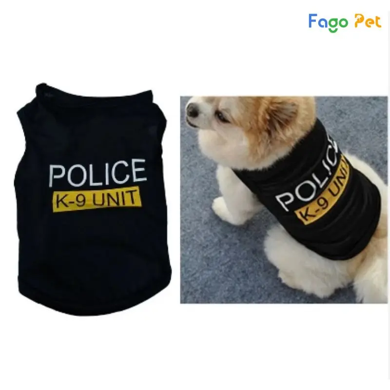 Áo Police Cho Chó-Size 6XL