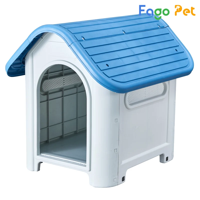 Nhà cho chó Phốc sóc bằng nhựa cửa trống