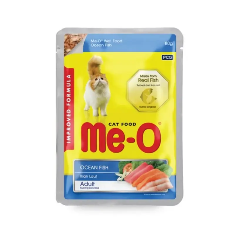Thức ăn cho mèo Me-O Wet Food Ocean Fish