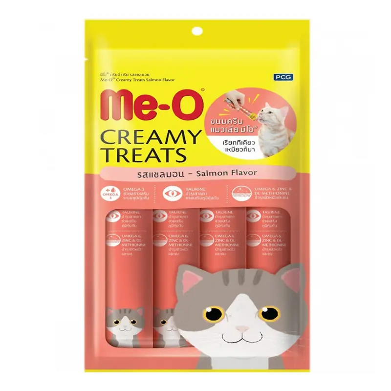 Bánh thưởng cho mèo Me-O Creamy Treats Salmon Flavor 