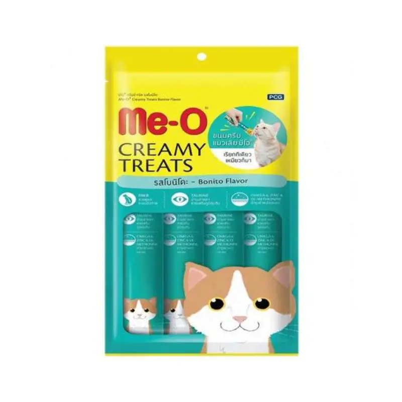 Bánh thưởng cho mèo Me-O Creamy Treats Bonito Flavor