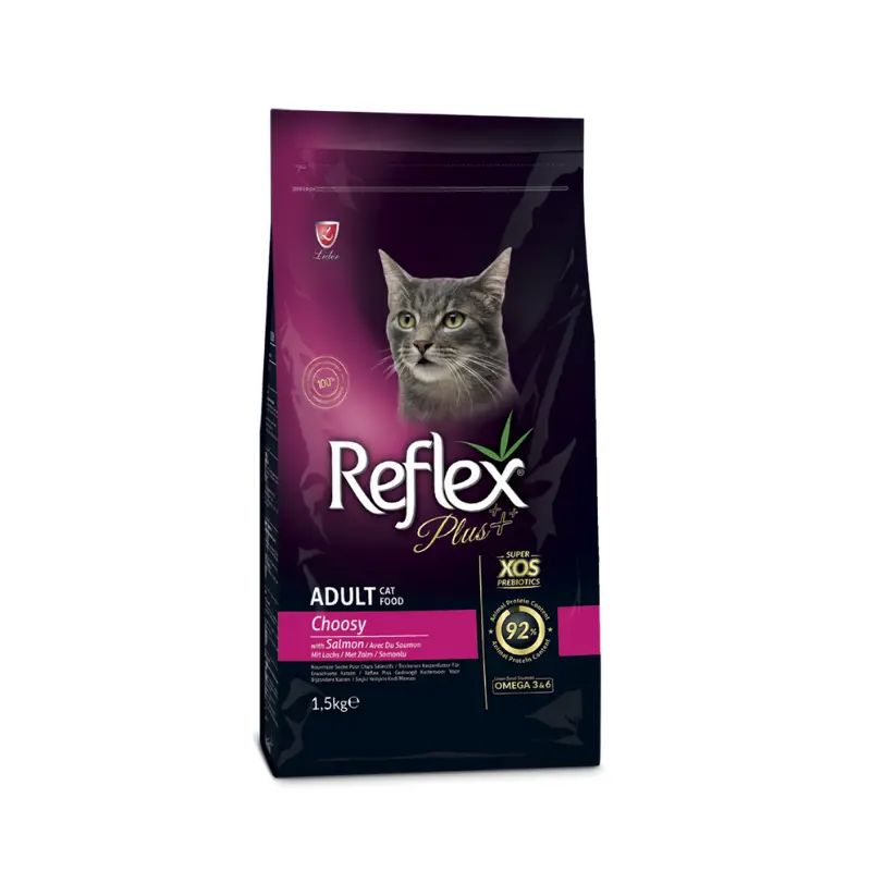 Thức ăn cho mèo Reflex adult plus cat food choosy salmon
