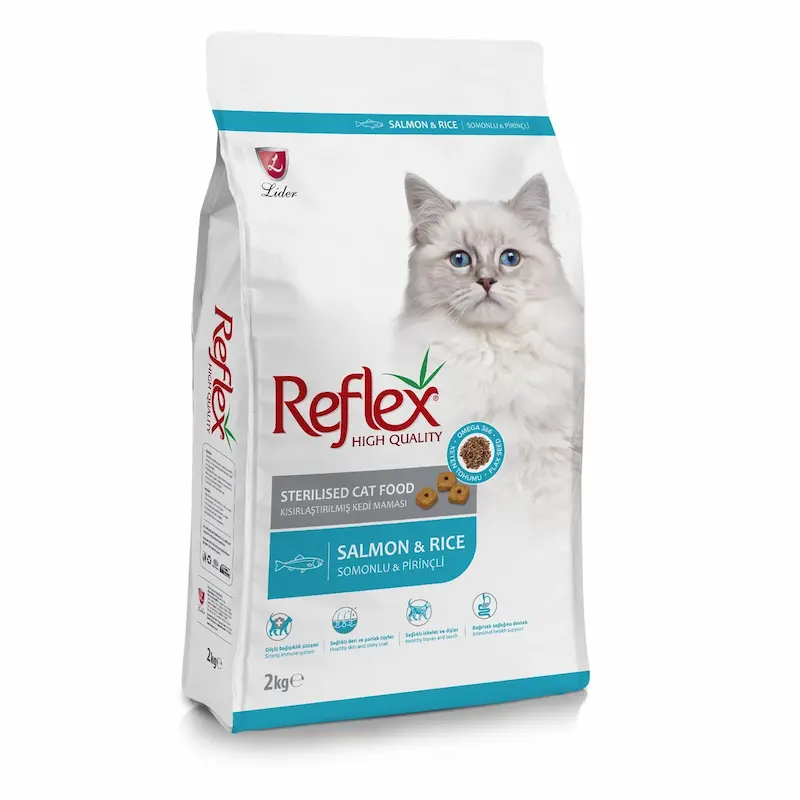 Thức ăn cho mèo Reflex sterilised cat food salmon & rice