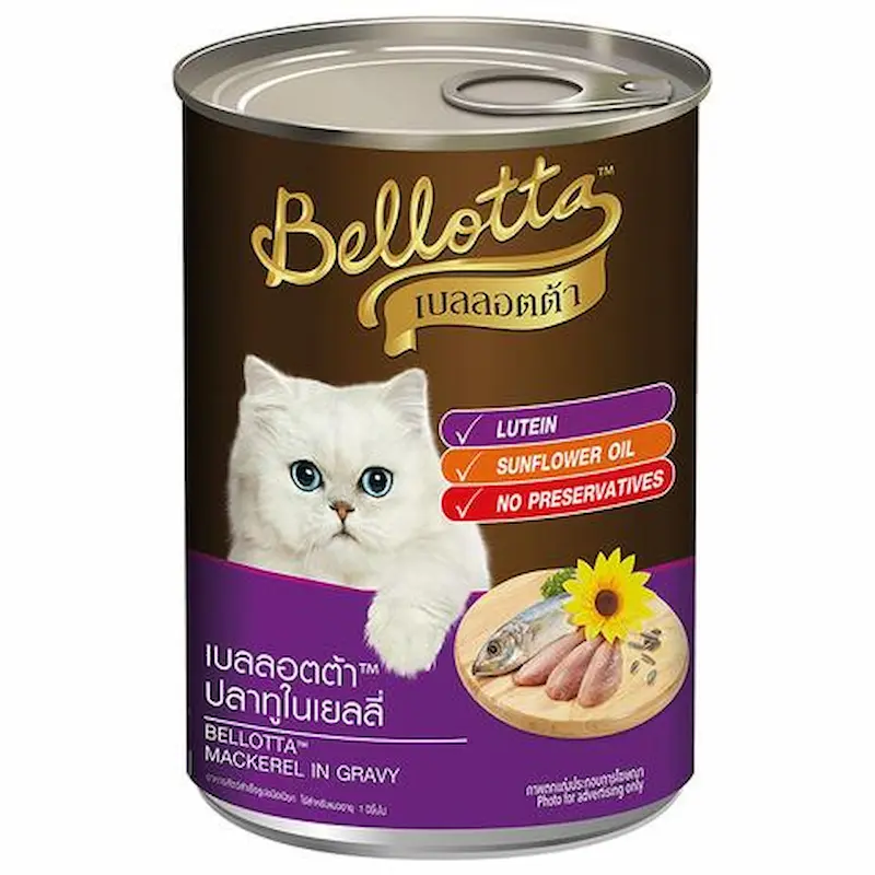 Thức ăn ướt cho mèo Bellotta thạch cá thu