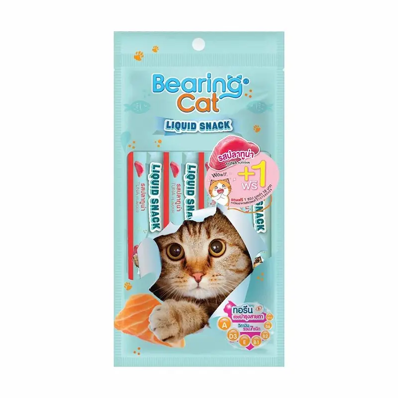 Snack nềm 7 vitamin cho mèo Bearing Cat vị cá ngừ
