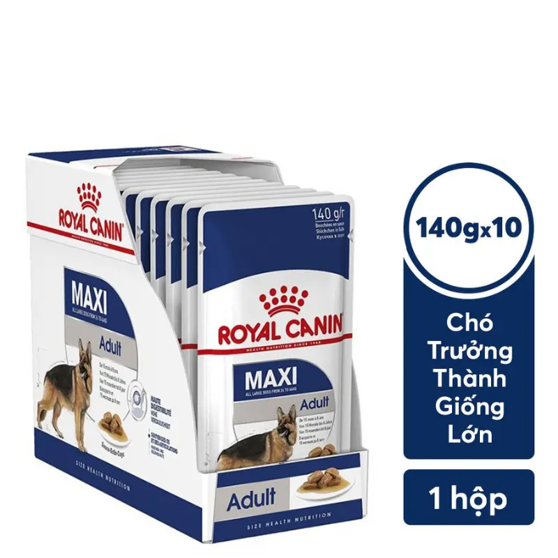 Pate cho chó Royal Canin Maxi Adult 10x140g