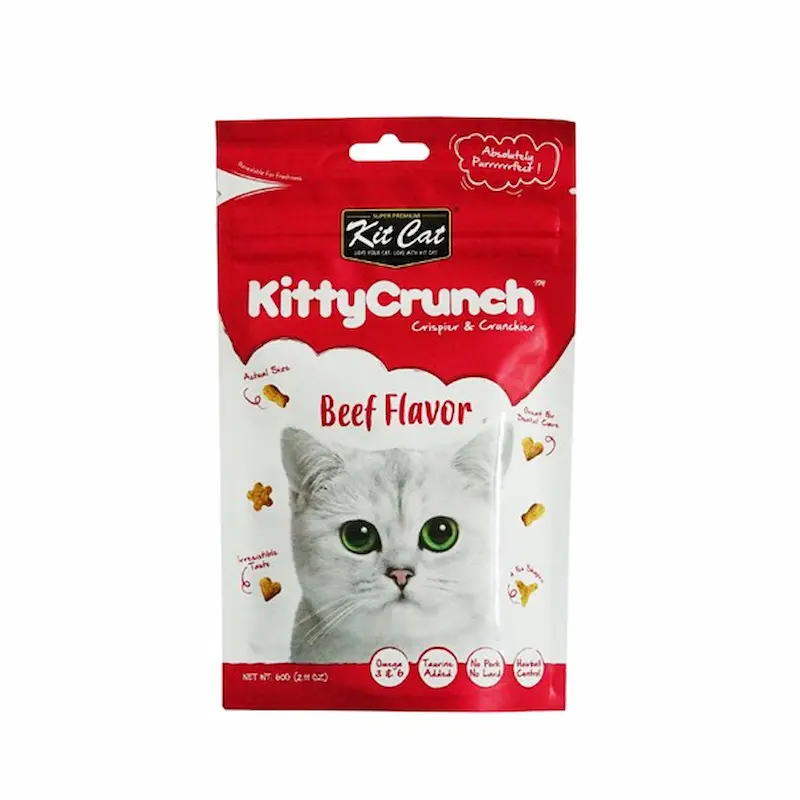 Snack dinh dưỡng  vị bò KittyCrunch | Kit Cat  60g