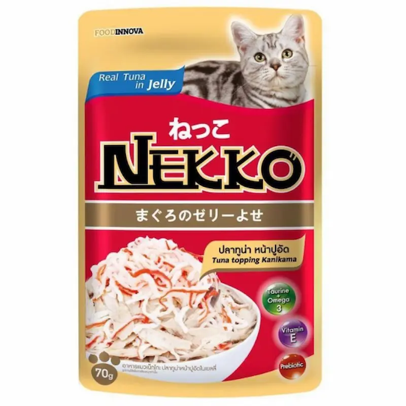 Pate cho mèo Nekko vị thanh cua kanikama 70g